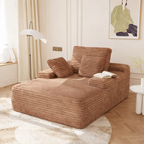 Sofá-Cama Velvet de Algodón, Súper Cómodo y Se Abre Solo + REGALO: Manta de Peluche